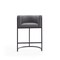Manhattan Comfort Cosmopolitan Counter Stool in Grey and Black, PK3 3-CS008-GY - alternate 4